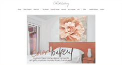 Desktop Screenshot of colorbakery.com